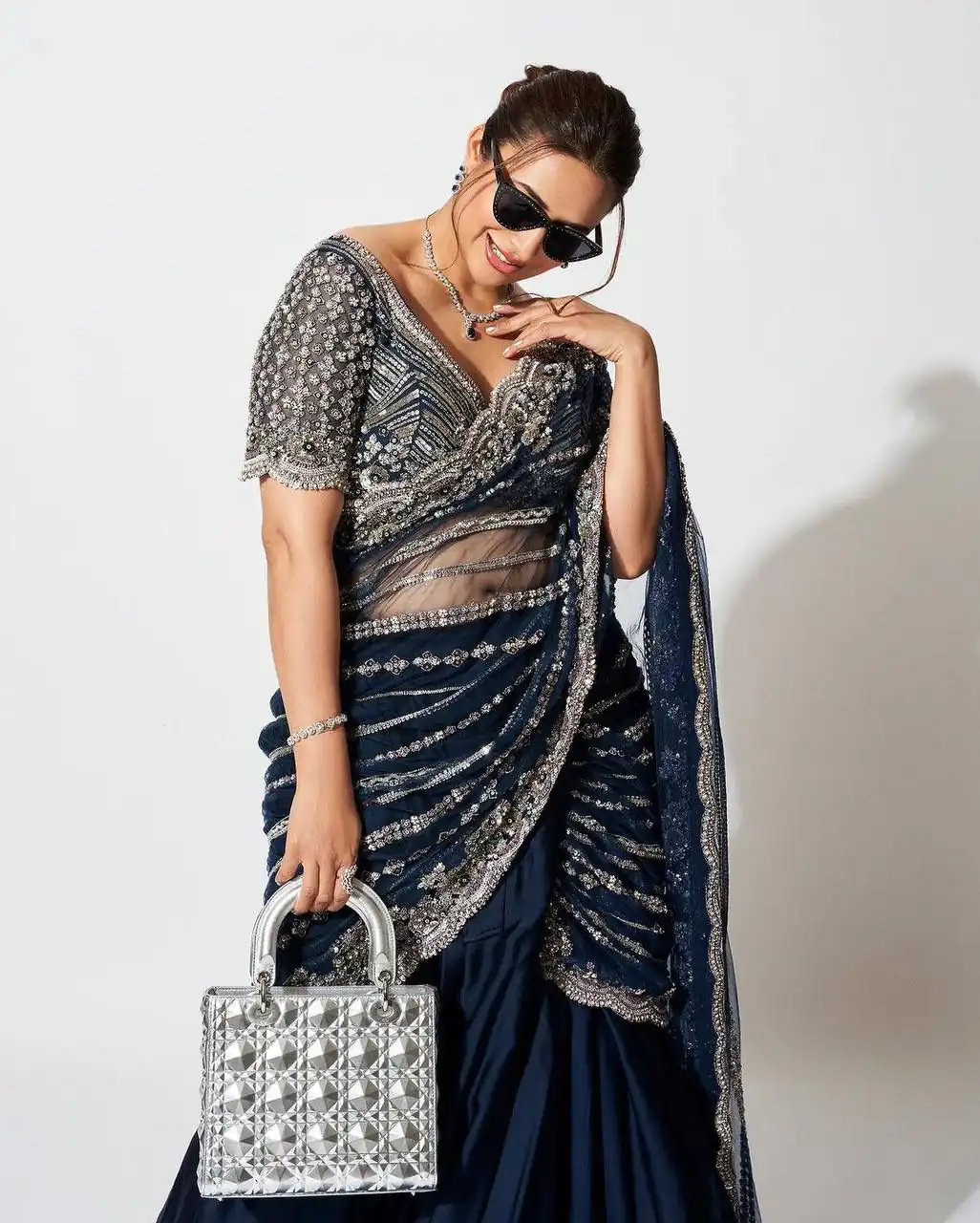 ST 1036 Navy Blue Color Blooming Vichitra Embroidery Lehenga Saree Casual, Wedding, Party, Festive, Events Etc. Expected Delivery 4-6 Working Days @2199/- | Lehenga, Bollywood Lehenga, Creative Lehenga, Designer Lehenga, Embroidered Lehenga, Party Wear Lehenga