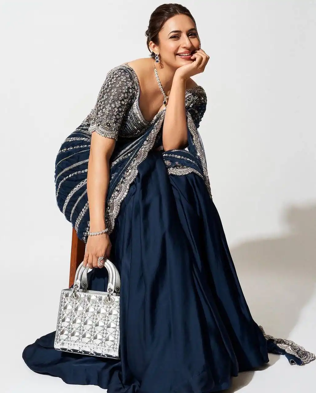ST 1036 Navy Blue Color Blooming Vichitra Embroidery Lehenga Saree Casual, Wedding, Party, Festive, Events Etc. Expected Delivery 4-6 Working Days @2199/- | Lehenga, Bollywood Lehenga, Creative Lehenga, Designer Lehenga, Embroidered Lehenga, Party Wear Lehenga