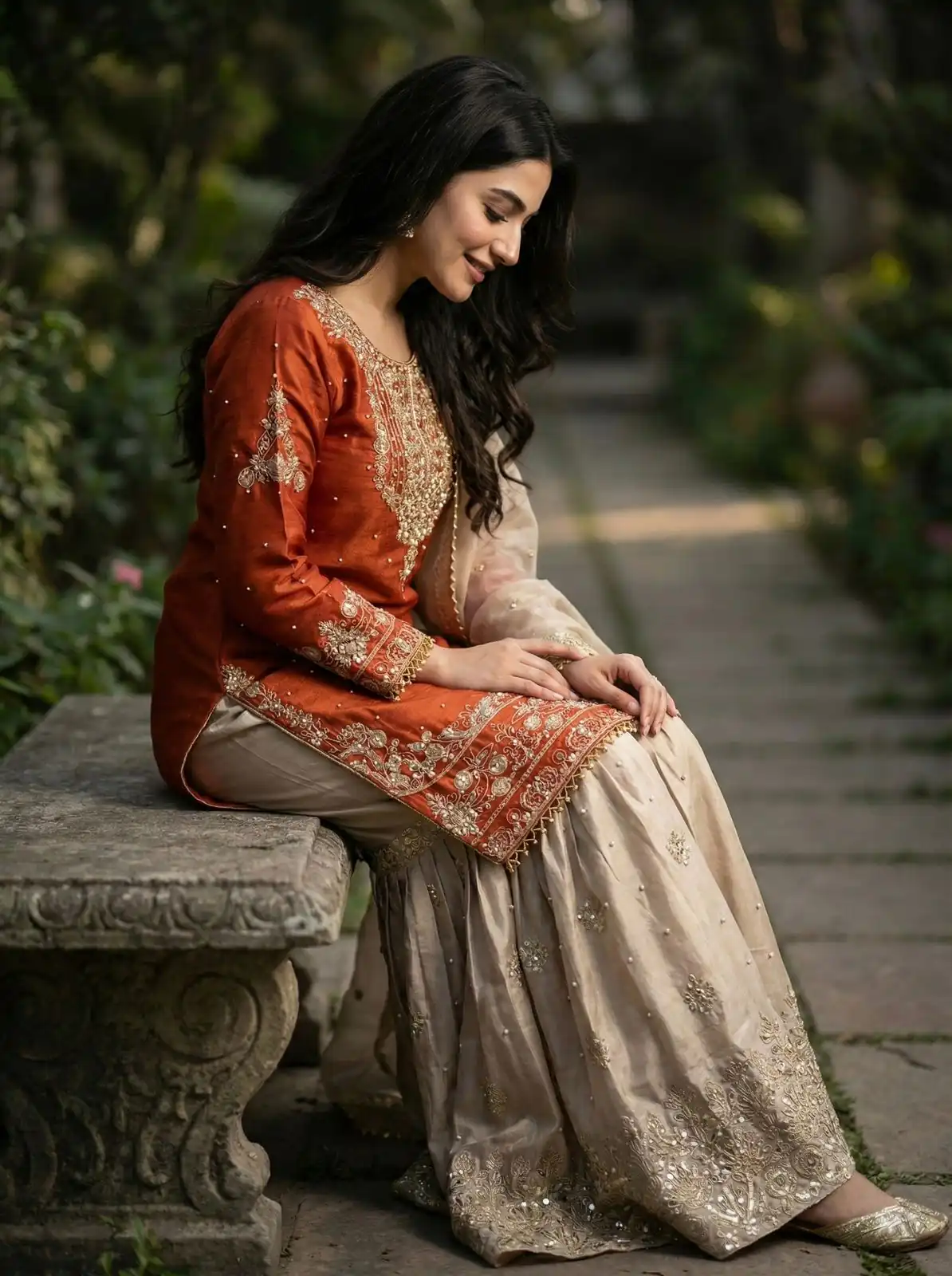 SR 1694 Orange Organza Silk Salwar Suit with Embroidery Work & Lace Work. Exclusive Offer ₹1999. Delivery 4-6 Working Days. Shop now. | Jump Suits, Salwar suit, Casual Suits, Creative suits, Designer Suits, Palazzo Suits, Party Wear Suits, Patiala Suits, Straight Suits