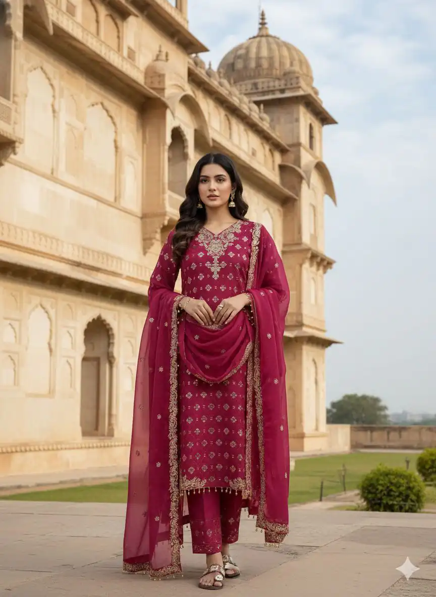 ZSR 3158 Pink in Organza Silk Lace Work & Embroidery Work Salwar Suit . Get it for ₹2399. Delivery 4-6 Working Days. Shop now. | Jump Suits, Salwar suit, Casual Suits, Creative suits, Designer Suits, Palazzo Suits, Party Wear Suits, Patiala Suits, Straight Suits