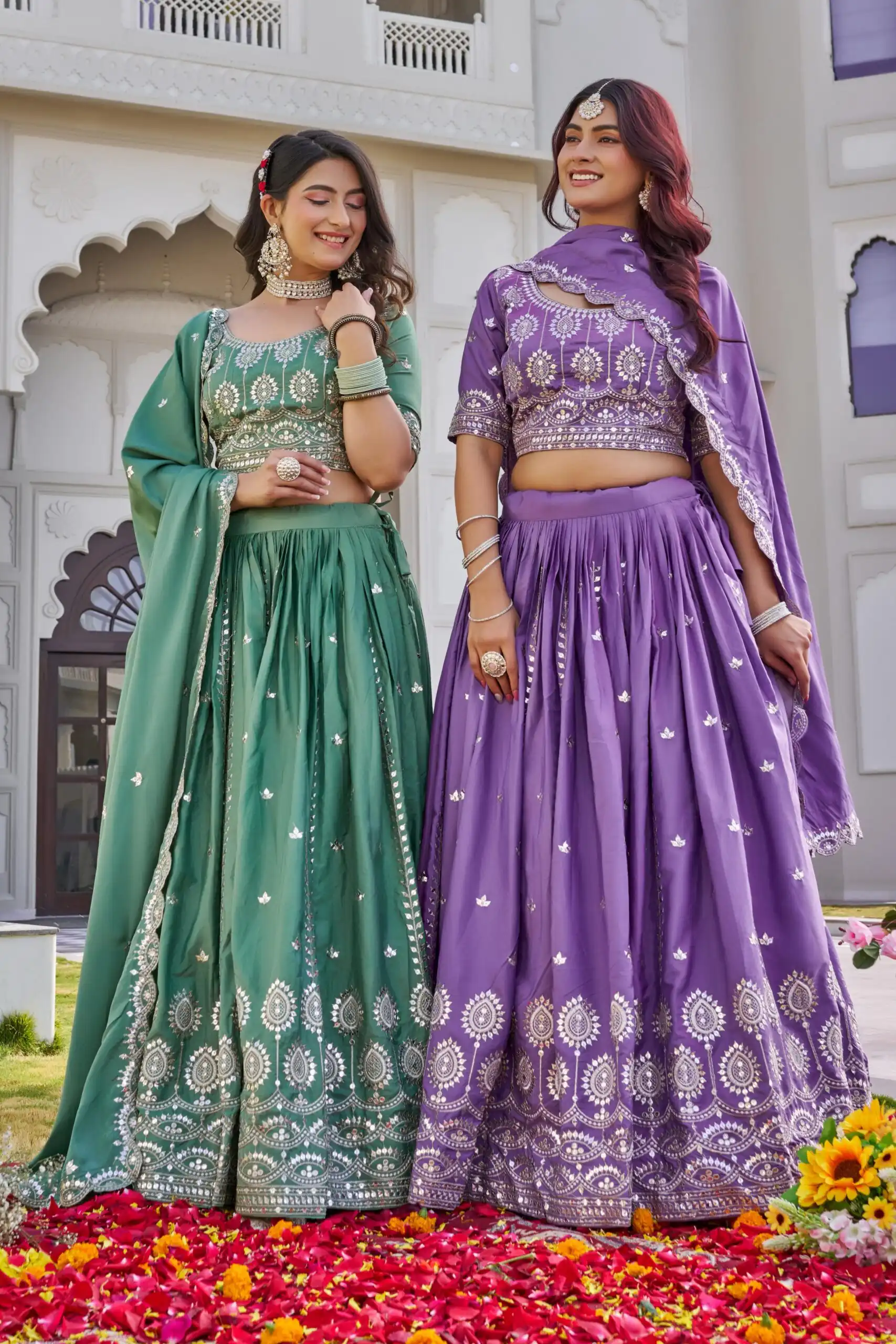 Ram 154 Pista Color Crap Silk Lehenga Choli with Embroidery Work. Now at just ₹2549. Delivery 4-6 Working Days. Shop now. | Lehenga, Bollywood Lehenga, Creative Lehenga, Designer Lehenga, Embroidered Lehenga, Party Wear Lehenga