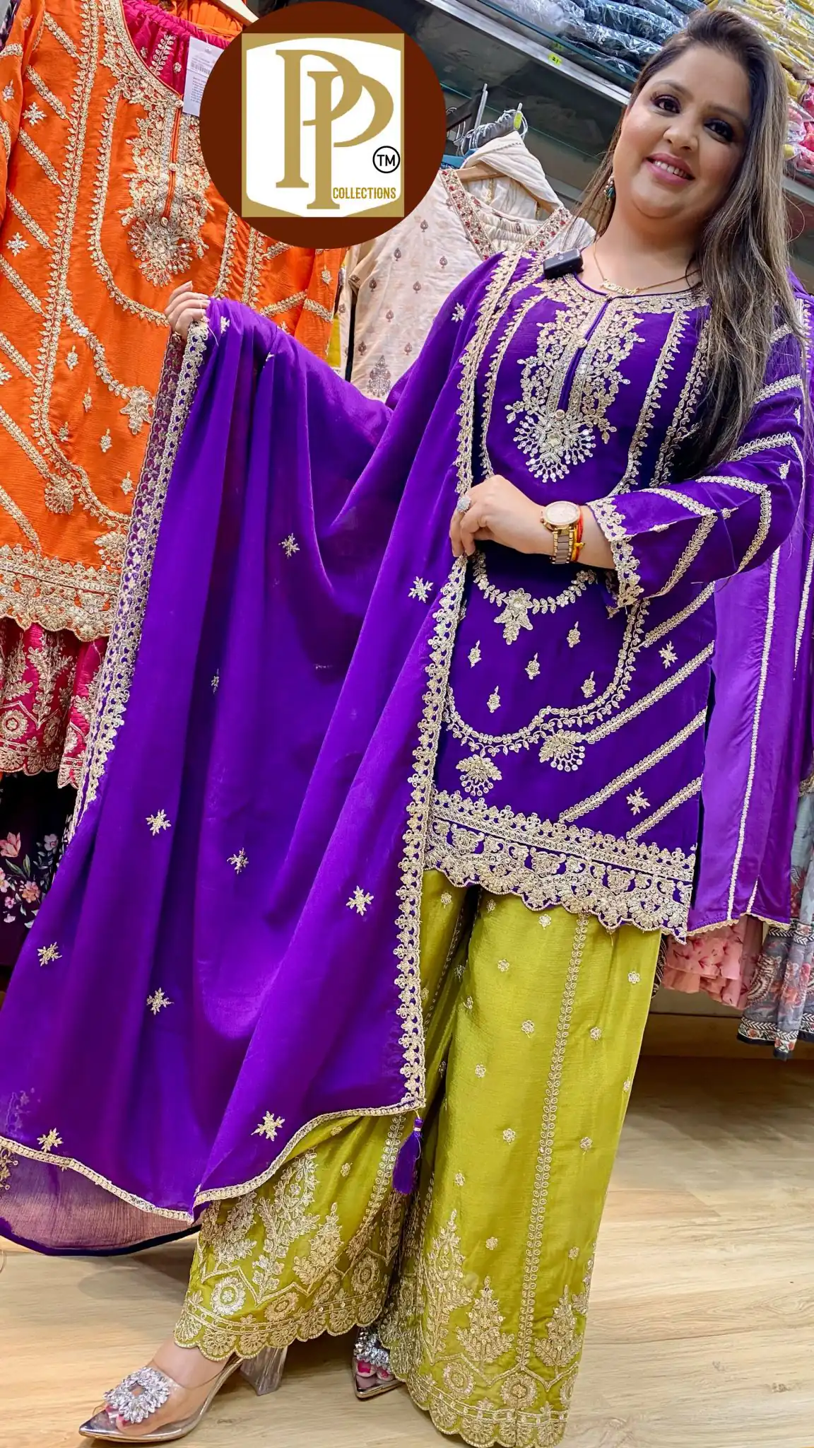 ND 5033 Purple Chinon Silk Salwar Suit with Embroidery Work & Lace Work. Affordable Price ₹2149. Delivery 4-6 Working Days. Shop now. | Jump Suits, Salwar suit, Casual Suits, Creative suits, Designer Suits, Palazzo Suits, Party Wear Suits, Patiala Suits, Straight Suits