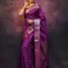 KPR 218 Purple in Soft Lichi Silk Lace Border & Lace Work Saree . Exclusive Offer ₹1349. Delivery 4-6 Working Days. Shop now. | Sarees, Bollywood Sarees, Creative Sarees, Designer Sarees, Embroidered Sarees, Ethnic Saree, Modern Digital sarees, Party Wear Sarees