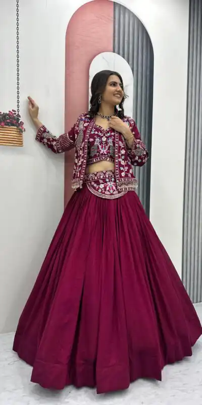 PC 559 Rani Pink Vichitra Silk Lehenga Choli. Perfect for Wedding, Party, Eid, Temple Visit, Mehendi – Affordable Price ₹3149. Delivery 4-6 Working Day | Lehenga, Bollywood Lehenga, Creative Lehenga, Designer Lehenga, Embroidered Lehenga, Party Wear Lehenga