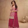 FC 7518 Red Chinon Salwar Suit Perfect for Wedding, Party, Diwali, Durga Puja, Temple Visit – . Festive Deal ₹3099. Delivery 4-6 Working Days. | Jump Suits, Tops & Bottoms, Track Suits, Salwar suit, Casual Suits, Creative suits, Designer Suits, Palazzo Suits, Party Wear Suits, Patiala Suits, Straight Suits, Trendy Wear
