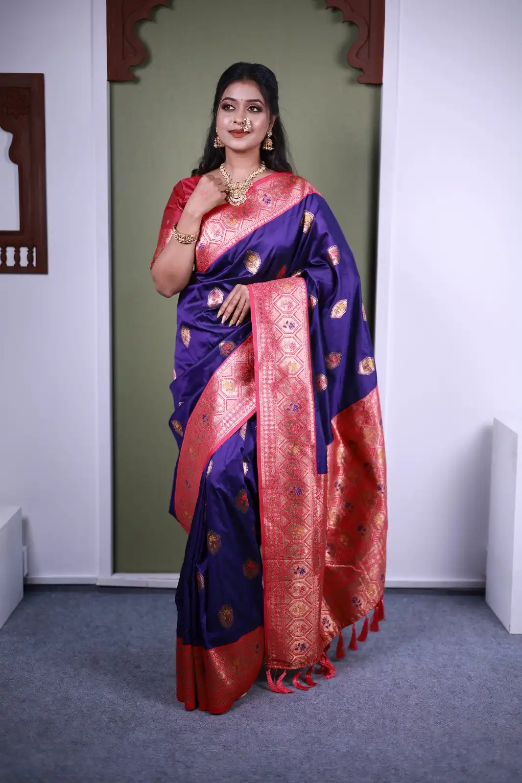 MB 22 Royal Blue Soft Paithani Silk Saree with Zari Work & Lace Work. Affordable Price ₹2399. Delivery 4-6 Working Days. Shop now. | Sarees, Bollywood Sarees, Creative Sarees, Designer Sarees, Embroidered Sarees, Ethnic Saree, Modern Digital sarees, Party Wear Sarees