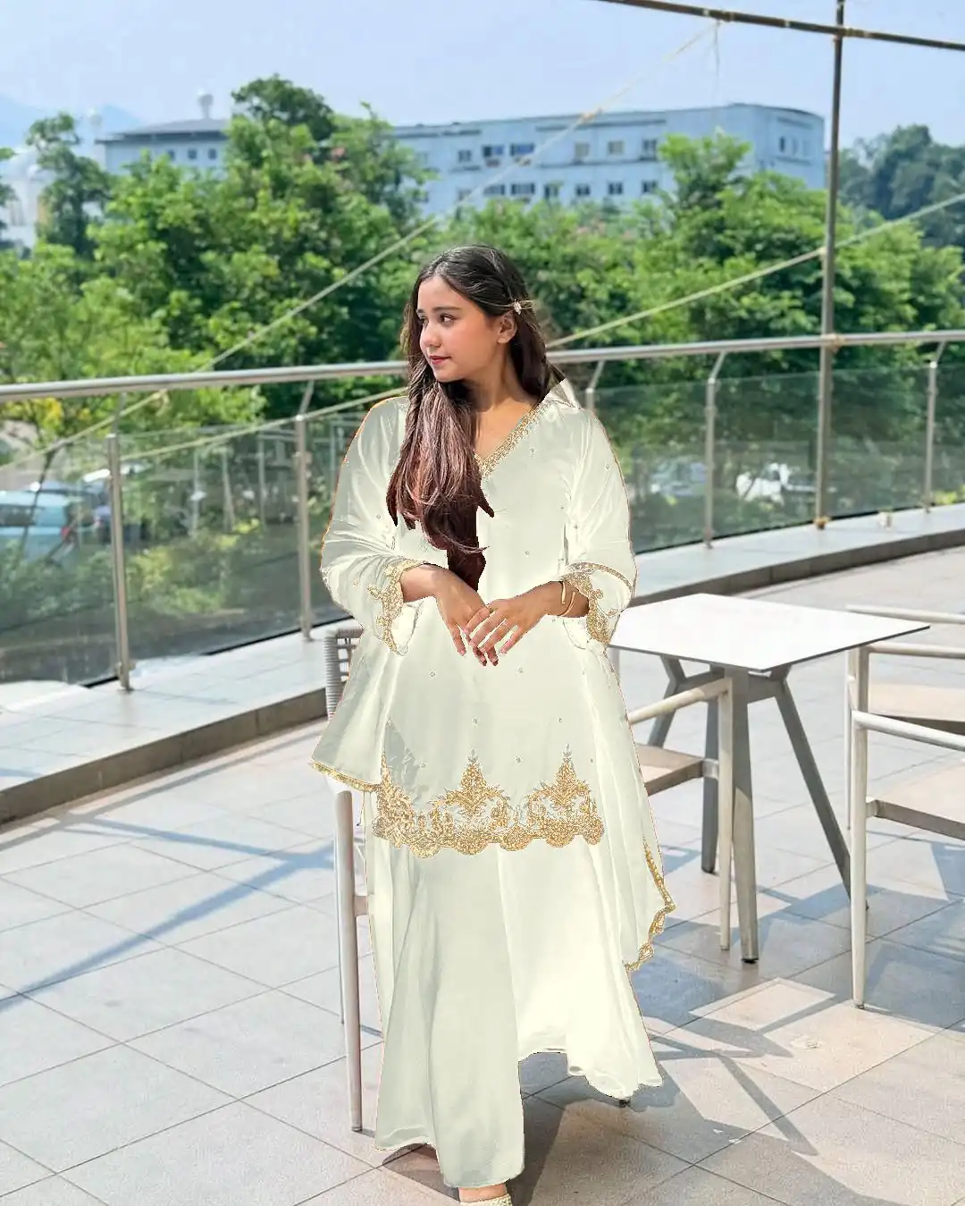 VLM 274 White Fox Georgette Salwar Suit Perfect for Wedding, Party, Reception, Eid, Mehendi – . Introductory Price ₹1899. Delivery 4-6 Working Days. | Jump Suits, Salwar suit, Casual Suits, Creative suits, Designer Suits, Palazzo Suits, Party Wear Suits, Patiala Suits, Straight Suits
