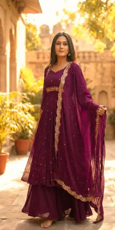 MF 1010 Wine Vichitra Silk Salwar Suit with Zari Work & Embroidery Work. Now at just ₹1769. Delivery 4-6 Working Days. Shop now. | Jump Suits, Tops & Bottoms, Track Suits, Salwar suit, Casual Suits, Creative suits, Designer Suits, Palazzo Suits, Party Wear Suits, Patiala Suits, Straight Suits, Trendy Wear