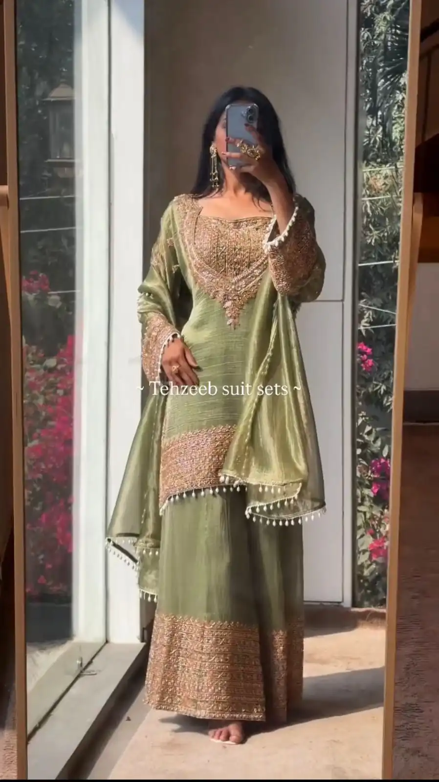 Pista Fendy Silk Border Lace Work Salwar Suit - Image 2