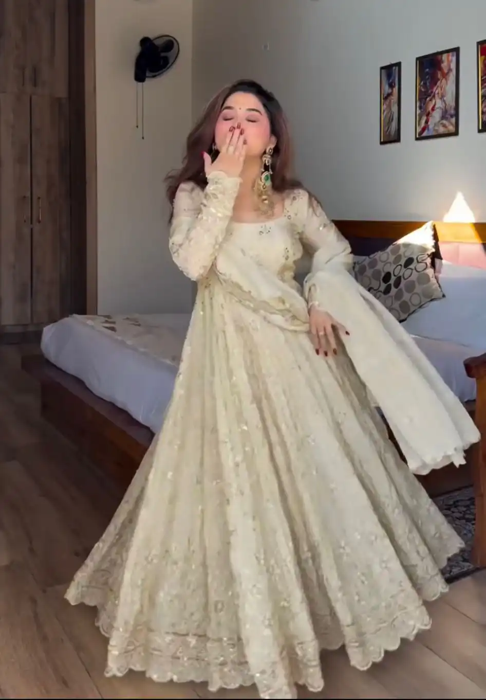 WW 1253 Cream Color Chinon Silk Sequence Lace Work Gown. Online Affordable Price ₹2549. Delivery 4-6 Working Days. Shop now. | Gowns, Bollywood Gowns, Creative Gowns, Designer Gowns, Embroidered Gowns, Party Wear Gowns