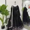 RTC 5873 Black Color Chinon Silk Salwar Suit with Designer Work. Exclusive Offer ₹2449. Delivery 4-6 Working Days. Shop now. | Jump Suits, Salwar suit, Casual Suits, Creative suits, Designer Suits, Palazzo Suits, Party Wear Suits, Patiala Suits, Straight Suits