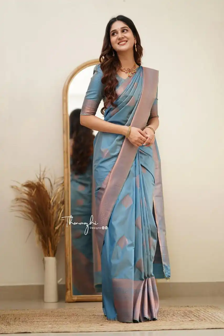 KP 6015 Blue Soft Lichi Silk Saree with Lace Border & Lace Work. Special Price ₹1349. Delivery 4-6 Working Days. Shop now. | Sarees, Bollywood Sarees, Creative Sarees, Designer Sarees, Embroidered Sarees, Ethnic Saree, Modern Digital sarees, Party Wear Sarees