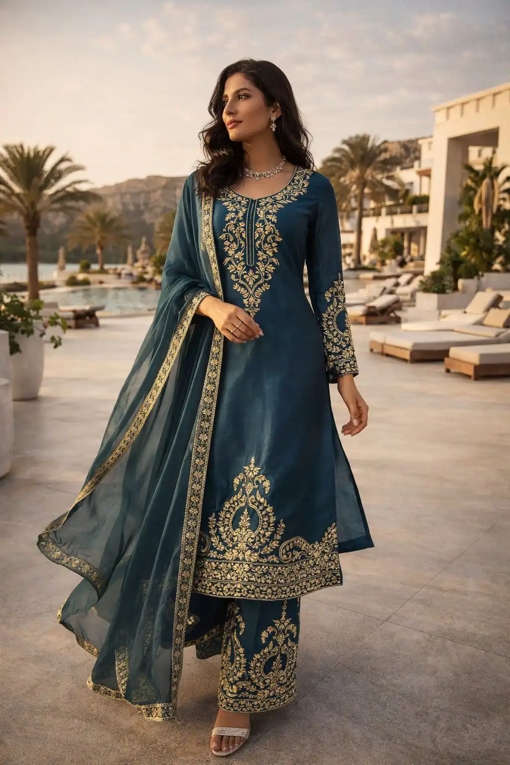 RTC 5983 Teal Blue Zimmy Silk Salwar Suit Perfect for Wedding, Party, Karwa Chauth, Haldi, Eid – . Special Price ₹2099. Delivery 4-6 Working Days. Shop no | Jump Suits, Salwar suit, Casual Suits, Creative suits, Designer Suits, Palazzo Suits, Party Wear Suits, Patiala Suits, Straight Suits