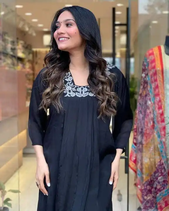 DC G46 Black in Maslin Digital Print Salwar Suit . Wedding, Party, Festive, Events, Introductory Price ₹1699. Delivery 4-6 Working Days. Shop now. | Jump Suits, Salwar suit, Casual Suits, Creative suits, Designer Suits, Palazzo Suits, Party Wear Suits, Patiala Suits, Straight Suits