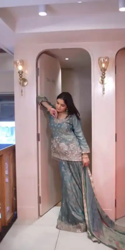 NSR 886 Sky Blue Color Salwar Suit with Mirror Work & Embroidery Work. Best Price ₹2399. Delivery 4-6 Working Days. Shop now. | Jump Suits, Salwar suit, Casual Suits, Creative suits, Designer Suits, Palazzo Suits, Party Wear Suits, Patiala Suits, Straight Suits