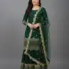 ZF 250 Green Color Faux Georgette Embroidery Sequence Work Sharara Suit Wedding, Party, Festive, Events Etc. Expected Delivery 4-6 Working Days @2099/- | Jump Suits, Salwar suit, Casual Suits, Creative suits, Designer Suits, Palazzo Suits, Party Wear Suits, Patiala Suits, Straight Suits