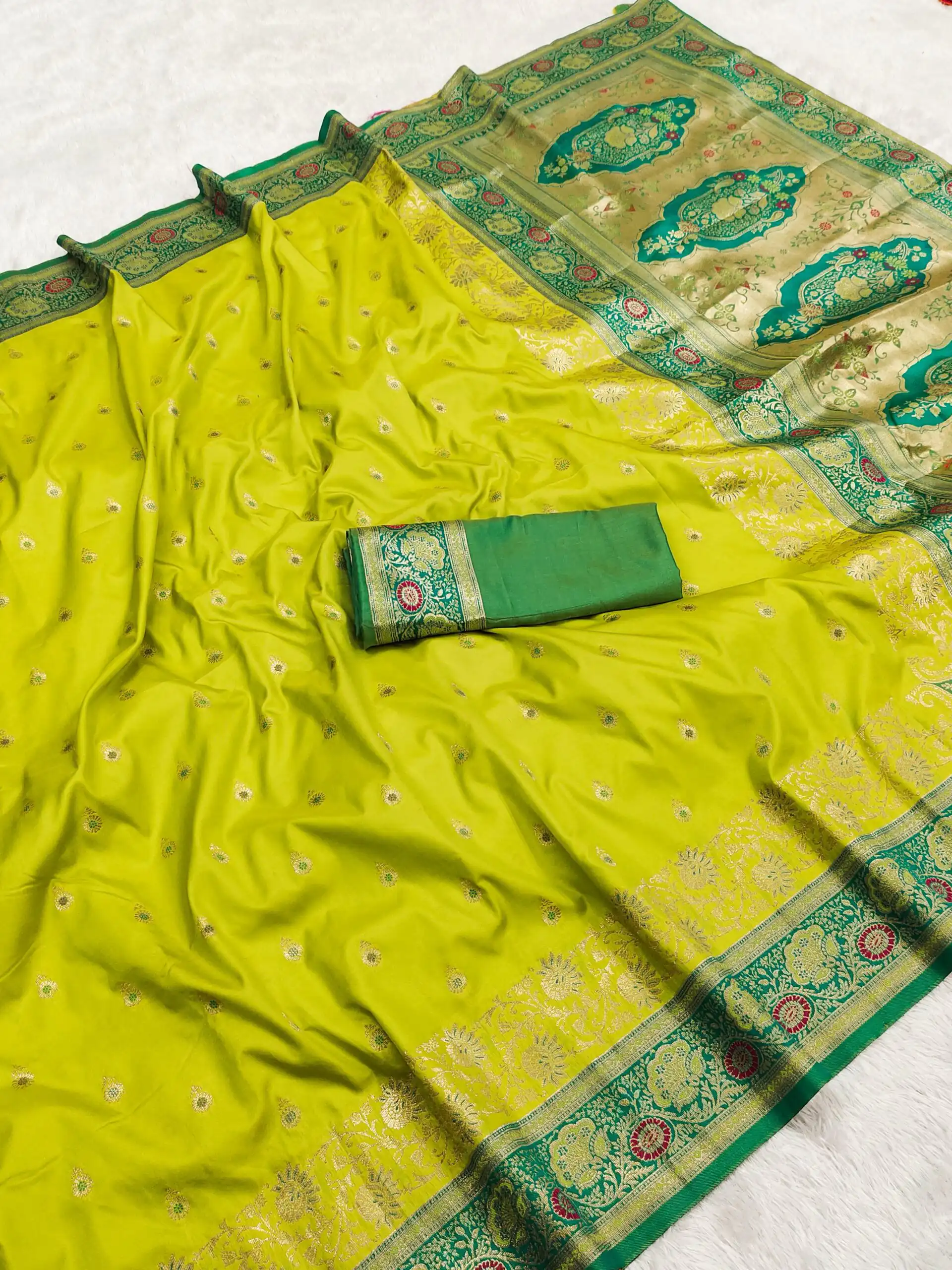 MB 3315 Lemon Yellow Color Banarasi Silk Gold Zari Border Saree . Wedding, Party, Festive, Available at ₹2049 only. Delivery 4-6 Working Days. Shop now. | Sarees, Bollywood Sarees, Creative Sarees, Designer Sarees, Embroidered Sarees, Ethnic Saree, Modern Digital sarees, Party Wear Sarees