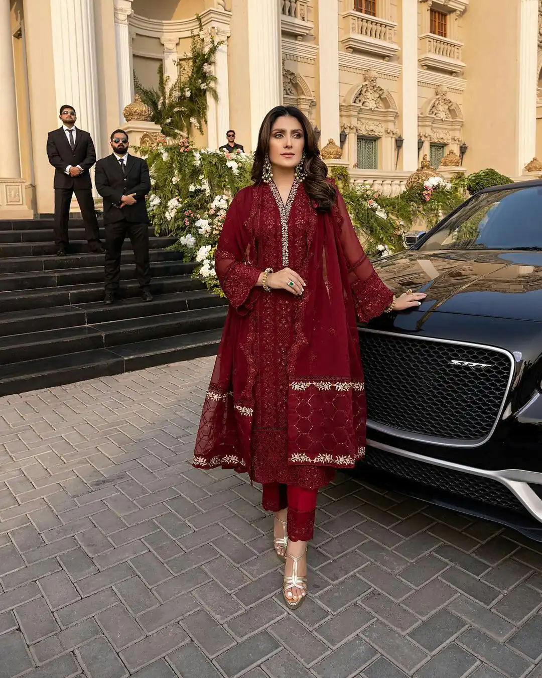 JF 001 Maroon Faux Georgette Salwar Suit. Perfect for Wedding, Party, Ganesh Chaturthi, Baisakhi, Bridal Wear – Exclusive Offer ₹2099. Delivery 4-6 | Jump Suits, Salwar suit, Casual Suits, Creative suits, Designer Suits, Palazzo Suits, Party Wear Suits, Patiala Suits, Straight Suits