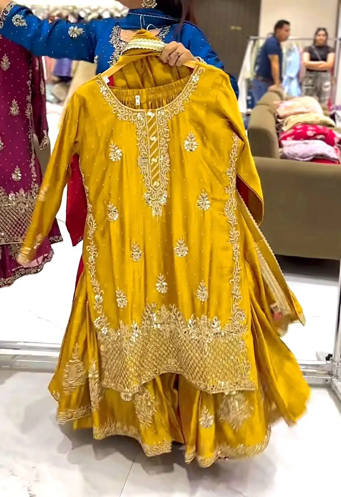 NF 1249 Mustered Color Chinon Silk Salwar Suit with Embroidery Work. Online Get it for ₹2149. Delivery 4-6 Working Days. Shop now. | Jump Suits, Salwar suit, Casual Suits, Creative suits, Designer Suits, Palazzo Suits, Party Wear Suits, Patiala Suits, Straight Suits