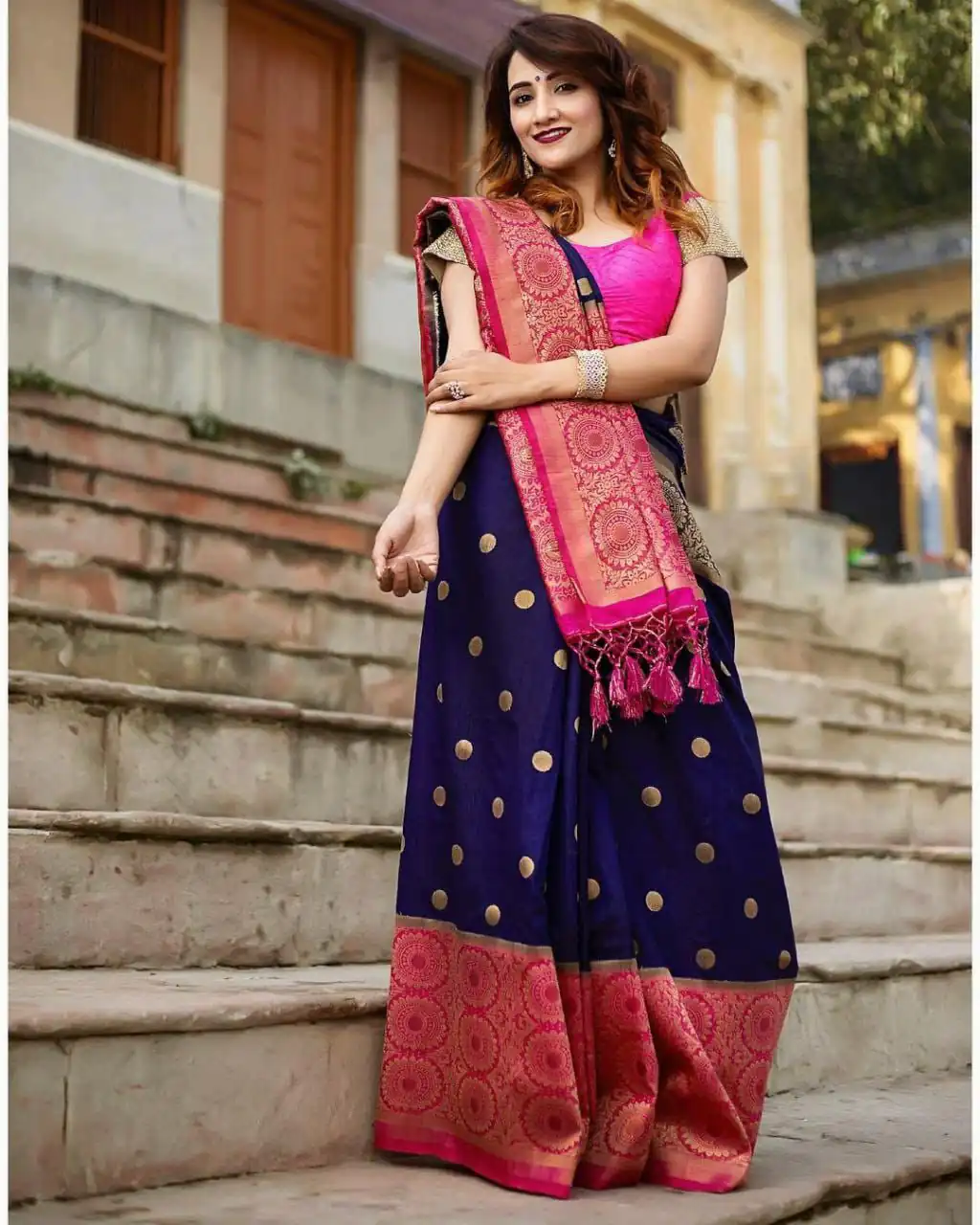 KPR 088 Navy Blue Color Soft Lichi Silk Saree with Lace Border & Lace Work. Best Price ₹1449. Delivery 4-6 Working Days. Shop now. | Sarees, Bollywood Sarees, Creative Sarees, Designer Sarees, Embroidered Sarees, Ethnic Saree, Modern Digital sarees, Party Wear Sarees