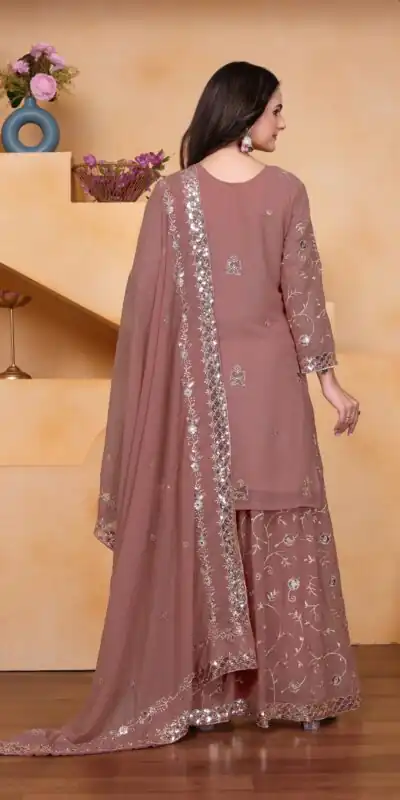 FE 99 Onion Color Fox Georgette Salwar Suit with Embroidery Work. Online Now at just ₹2549. Delivery 4-6 Working Days. Shop now. | Jump Suits, Salwar suit, Casual Suits, Creative suits, Designer Suits, Palazzo Suits, Party Wear Suits, Patiala Suits, Straight Suits