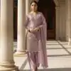Onion Zimmy Choo With Embroidery Work Salwar Suit