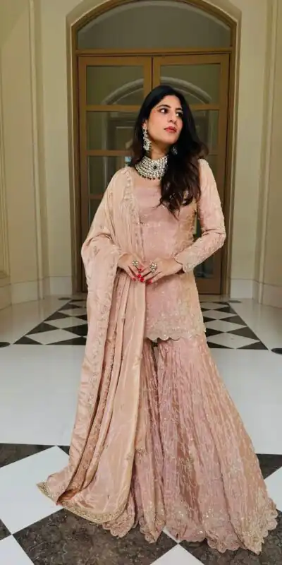NSR 1704 Peach Color Simar Silk Salwar Suit with Embroidery Work. Now at just ₹2399. Delivery 4-6 Working Days. Shop now. | Jump Suits, Salwar suit, Casual Suits, Creative suits, Designer Suits, Palazzo Suits, Party Wear Suits, Patiala Suits, Straight Suits