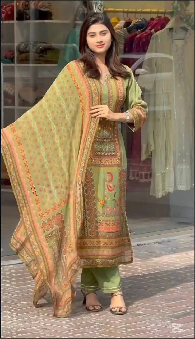 ST 236 Pista Faux Georgette Salwar Suit Perfect for Wedding, Party, Family Gatherings, Sangeet, Housewarming – . Affordable Price ₹1849. Days | Jump Suits, Salwar suit, Casual Suits, Creative suits, Designer Suits, Palazzo Suits, Party Wear Suits, Patiala Suits, Straight Suits
