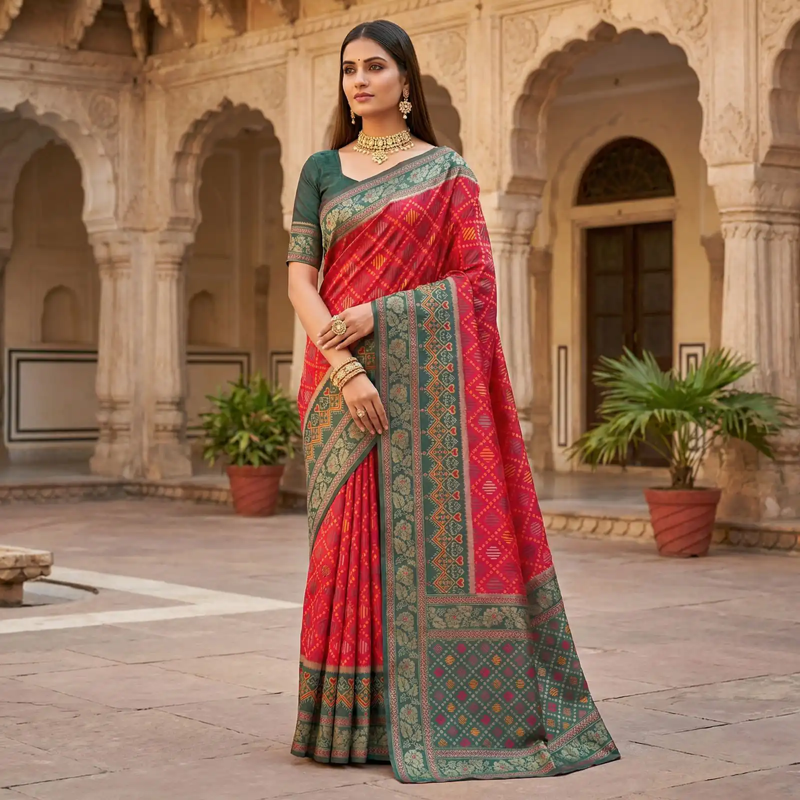 MB 6088 Pink Color Lace Work & Zari Work Sareein Pochampalli Silk. Best Price ₹2049. Delivery 4-6 Working Days. Shop now. | Sarees, Bollywood Sarees, Creative Sarees, Designer Sarees, Embroidered Sarees, Ethnic Saree, Modern Digital sarees, Party Wear Sarees