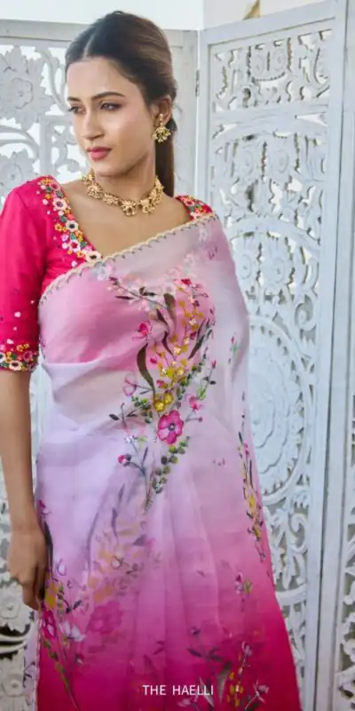 NC 5516 Pink oft Tebby Silk Saree. Perfect for Wedding, Party, Onam, Family Gatherings, Mehendi – Festive Deal ₹2499. Delivery 4-6 Working Days | Sarees, Bollywood Sarees, Creative Sarees, Designer Sarees, Embroidered Sarees, Ethnic Saree, Modern Digital sarees, Party Wear Sarees