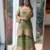 Super Pista Fendy Silk Embroidery Work Salwar Suit