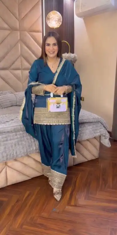 ZSR 3164 Teal Fendy Silk Salwar Suitwith Embroidery Work & Lace Work. Now at just ₹2099. Delivery 4-6 Working Days. Shop now. | Jump Suits, Salwar suit, Casual Suits, Creative suits, Designer Suits, Palazzo Suits, Party Wear Suits, Patiala Suits, Straight Suits