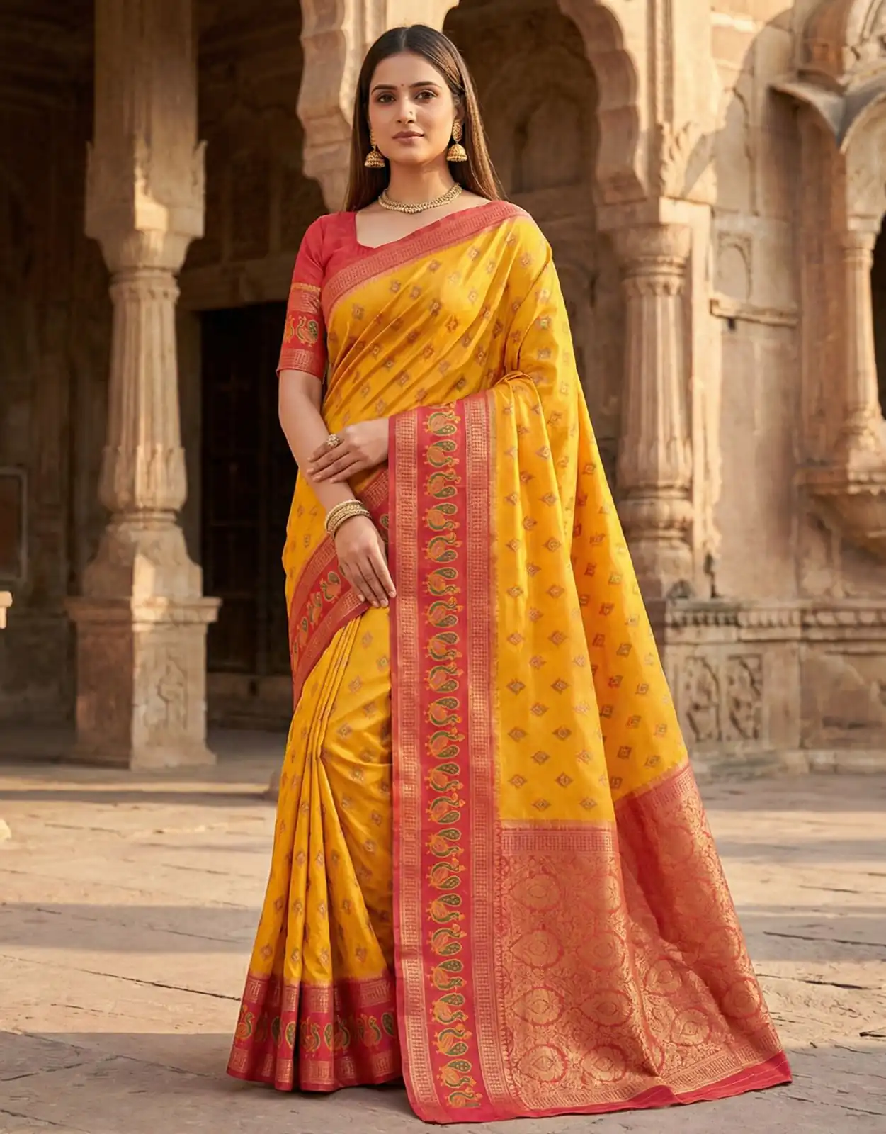 MB 6134 Yellow in Color Pochampalli Silk Lace Work & Zari Work Saree . Get it for ₹2099. Delivery 4-6 Working Days. Shop now. | Sarees, Bollywood Sarees, Creative Sarees, Designer Sarees, Embroidered Sarees, Ethnic Saree, Modern Digital sarees, Party Wear Sarees