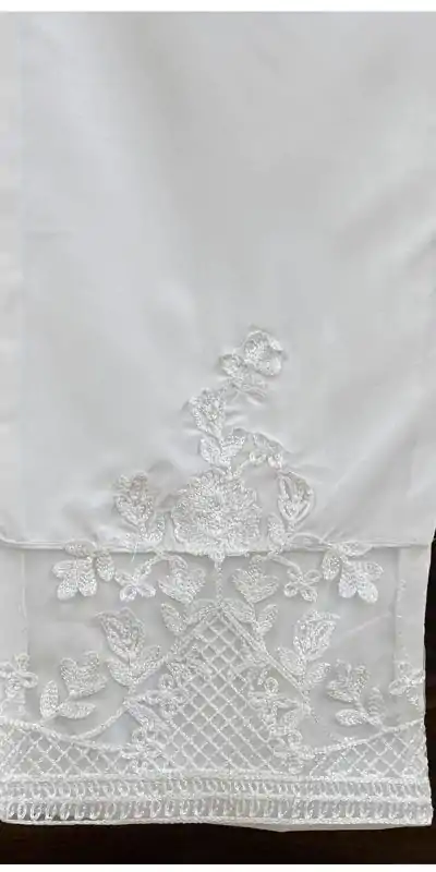 Superb Pink Color Georgette and Heavy Embroidery work Kurti With Pant