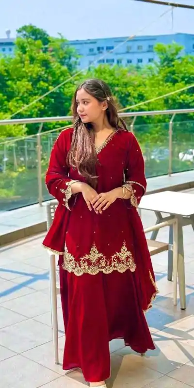 RTC 5852 Red Color Chinon Silk Thread Sequence Work Salwar Suit Casual, Wedding, Festive, Events . Expected DeliveryΒ 4-6 Working Days @2099/- onlyΒ Β Β | Jump Suits, Salwar suit, Casual Suits, Creative suits, Designer Suits, Palazzo Suits, Party Wear Suits, Patiala Suits, Straight Suits