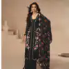Black Vichitra Sequence Work Salwar Suit