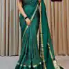 MS 458 Green in Dola Silk Lace Border & Sequins Work Saree . Affordable Price ₹1349. Delivery 4-6 Working Days. Shop now. | Sarees, Bollywood Sarees, Creative Sarees, Designer Sarees, Embroidered Sarees, Ethnic Saree, Modern Digital sarees, Party Wear Sarees