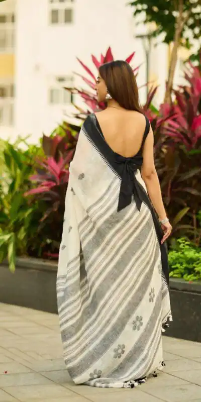 KPR 251 Off White Soft Lilan Slab Saree Perfect for Wedding, Party, Temple Visit, Sangeet, Pooja Festive Deal ₹1349. Delivery 4-6 Working Days. Shop now. | Sarees, Bollywood Sarees, Creative Sarees, Designer Sarees, Embroidered Sarees, Ethnic Saree, Modern Digital sarees, Party Wear Sarees