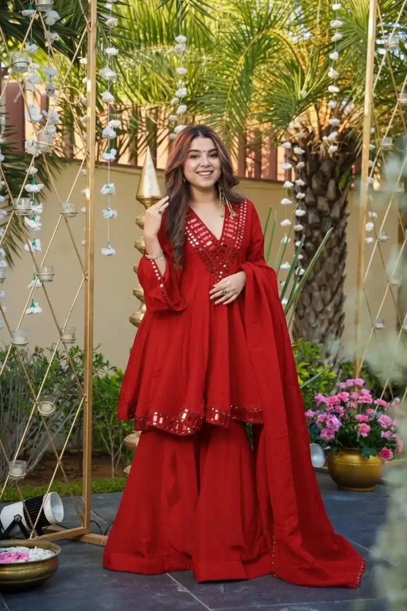 RTC 5942 Red in Black Cosmos Mirror Work & Lace Work Salwar Suit . Special Price ₹2549. Delivery 4-6 Working Days. Shop now. | Jump Suits, Tops & Bottoms, Track Suits, Salwar suit, Casual Suits, Creative suits, Designer Suits, Palazzo Suits, Party Wear Suits, Patiala Suits, Straight Suits, Trendy Wear